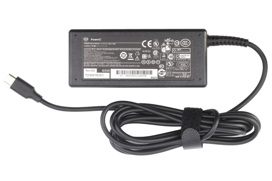 Cargador compatible con PowerLi 65W Punta: USB-C 