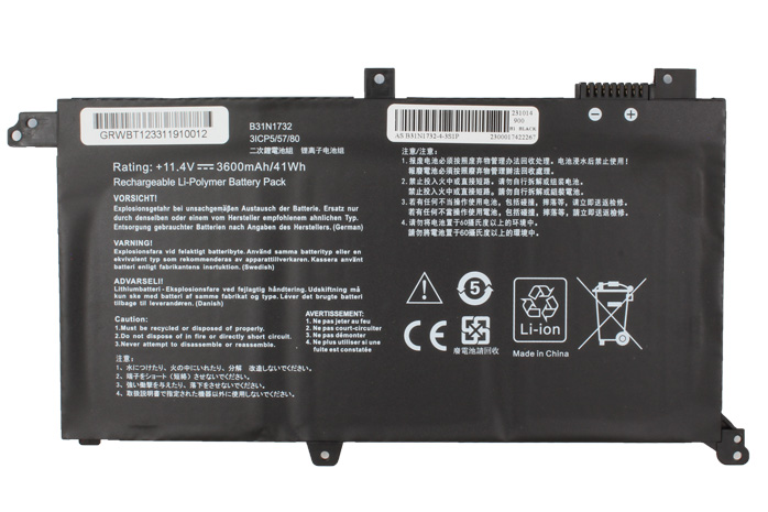 Bateria compatible con Asus B31N1732