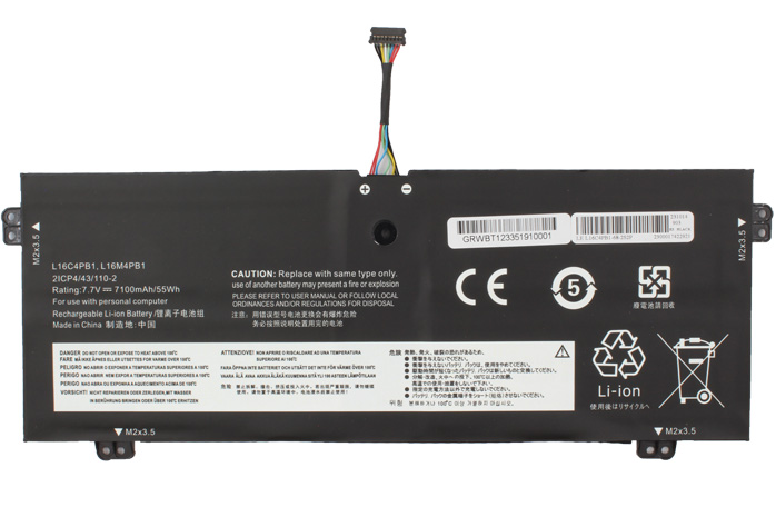 Bateria compatible con Lenovo L16C4PB1