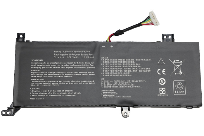 Bateria Compatible con Asus C21N1818-2-2S1P